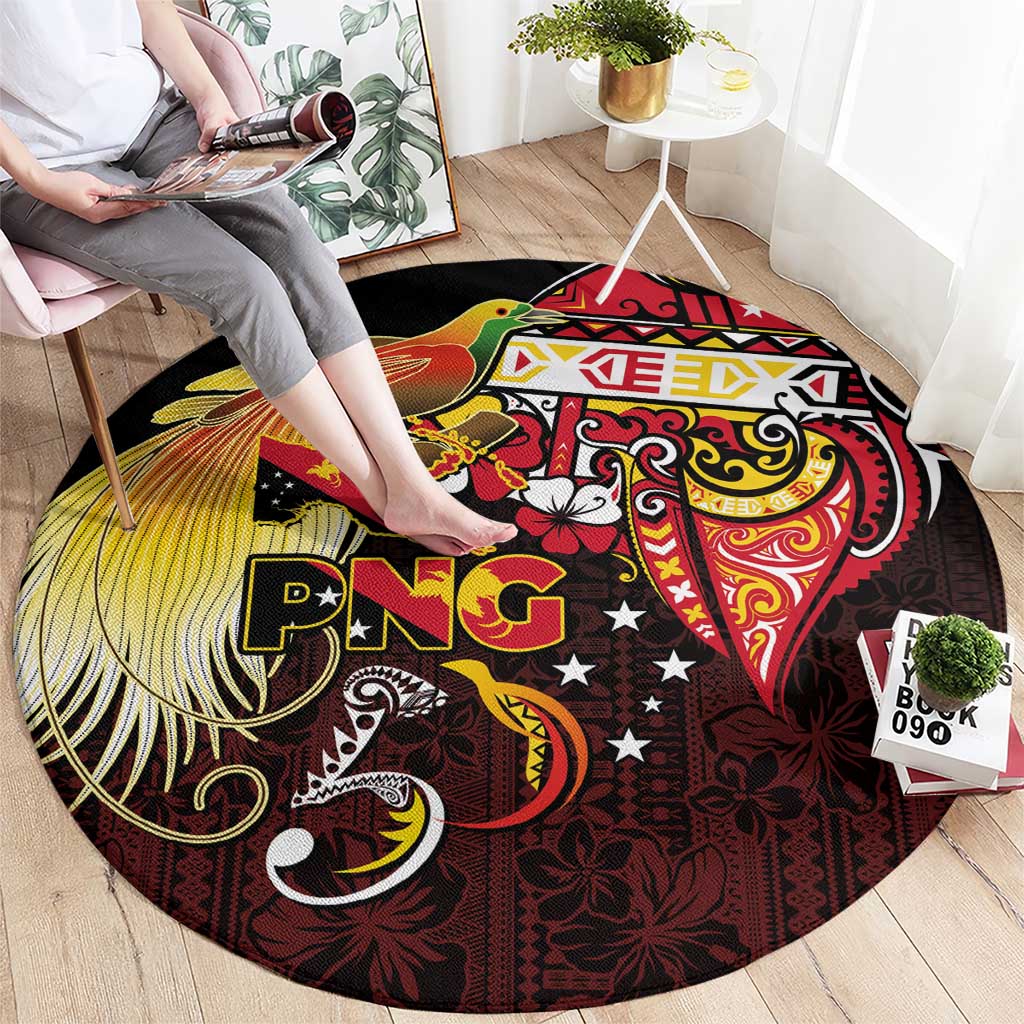 Papua New Guinea 2025 Round Carpet 50th Independence Day Anniversary