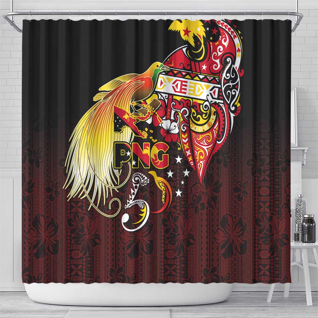Papua New Guinea 2025 Shower Curtain 50th Independence Day Anniversary