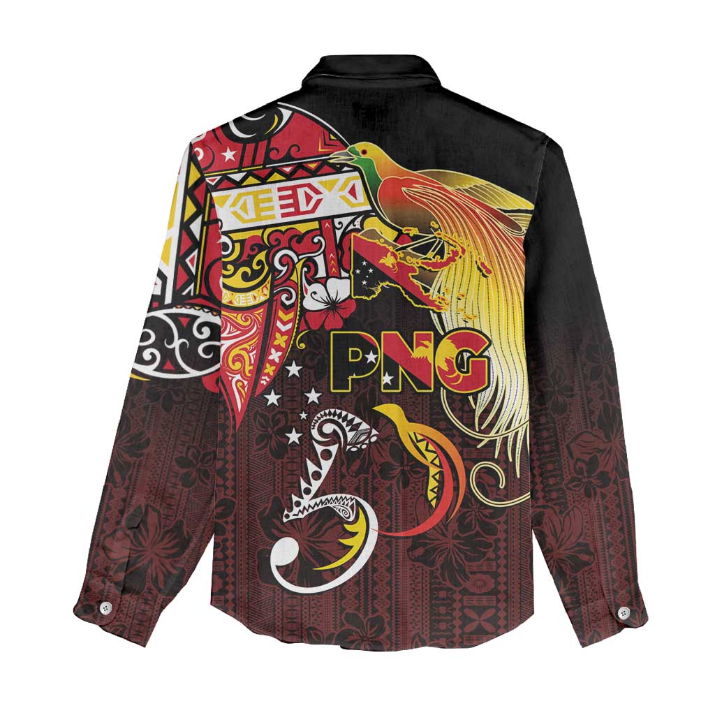 Papua New Guinea 2025 Women Casual Shirt 50th Independence Day Anniversary