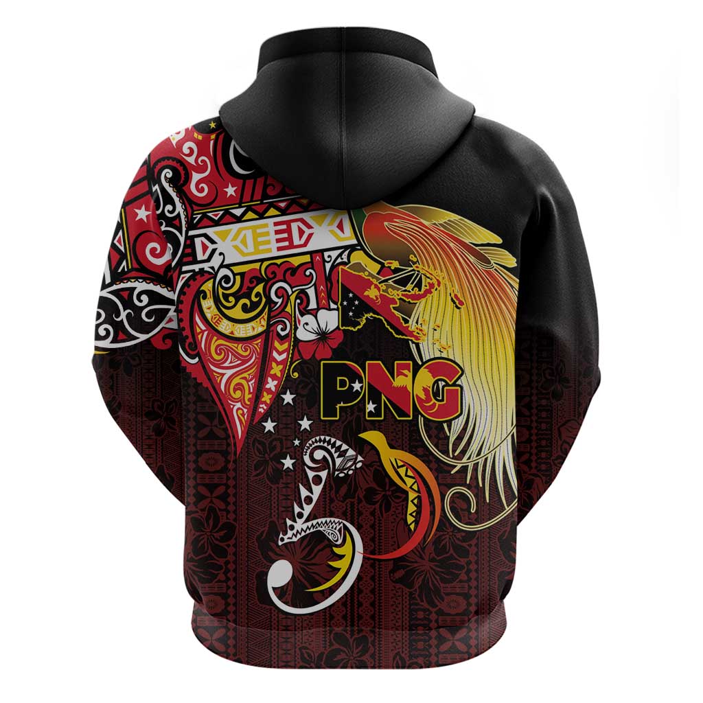 Papua New Guinea 2025 Zip Hoodie 50th Independence Day Anniversary