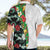 Hawaiian Tropical Flowers and Leaves Hawaiian Shirt on Leopard Pattern Half Style White-Black Version - Polynesian Pride