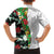 Hawaiian Tropical Flowers and Leaves Hawaiian Shirt on Leopard Pattern Half Style White-Black Version - Polynesian Pride