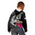 Custom Polynesian Fiji Kid Hoodie Shark and Hibiscus Tapa Pattern Version LT03 - Polynesian Pride