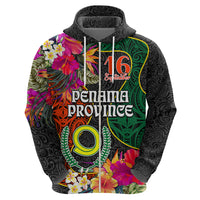 Penama Day Hoodie 16th September Polynesian Pattern with Pacific Flower LT03 - Polynesian Pride
