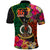 Penama Day Polo Shirt 16th September Polynesian Pattern with Pacific Flower LT03 - Polynesian Pride