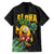 Hawaiian Halloween Family Matching Summer Maxi Dress and Hawaiian Shirt Aloha Pinapple with Mysterious Hands and Polynesian Tribal Tattoo