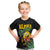Hawaiian Halloween Kid T Shirt Aloha Pinapple with Mysterious Hands and Polynesian Tribal Tattoo