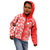 Hawaii Kauai Island Kid Hoodie Hibiscus Pattern Seamless Tribal Simple Red LT03 - Polynesian Pride