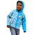 Hawaii Kauai Island Kid Hoodie Hibiscus Pattern Seamless Tribal Simple Blue LT03 - Polynesian Pride