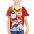Hawaiian Mele Kalikimaka Family Matching Off The Shoulder Long Sleeve Dress and Hawaiian Shirt Funny Santa Riding Lei Dolphin with Kakau Tattoos - Polynesian Pride