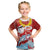 Hawaiian Mele Kalikimaka Kid T Shirt Funny Santa Riding Lei Dolphin with Kakau Tattoos - Polynesian Pride