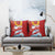 Hawaiian Mele Kalikimaka Pillow Cover Funny Santa Riding Lei Dolphin with Kakau Tattoos - Polynesian Pride