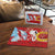 Hawaiian Mele Kalikimaka Puzzle Funny Santa Riding Lei Dolphin with Kakau Tattoos - Polynesian Pride