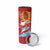 Hawaiian Mele Kalikimaka Skinny Tumbler Funny Santa Riding Lei Dolphin with Kakau Tattoos - Polynesian Pride