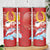 Hawaiian Mele Kalikimaka Skinny Tumbler Funny Santa Riding Lei Dolphin with Kakau Tattoos - Polynesian Pride