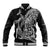 Hawaiian Whales Polynesian Art Motifs Baseball Jacket Black Color - Polynesian Pride