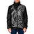 Hawaiian Whales Polynesian Art Motifs Padded Jacket Black Color - Polynesian Pride