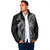 Hawaiian Whales Polynesian Art Motifs Padded Jacket Black Color - Polynesian Pride