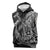Hawaiian Whales Polynesian Art Motifs Sleeveless Hoodie Black Color - Polynesian Pride