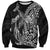 Hawaiian Whales Polynesian Art Motifs Sweatshirt Black Color - Polynesian Pride