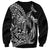 Hawaiian Whales Polynesian Art Motifs Sweatshirt Black Color - Polynesian Pride