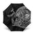Hawaiian Whales Polynesian Art Motifs Umbrella Black Color - Polynesian Pride