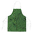 Hawaiian Whales Polynesian Art Motifs Apron Green Color - Polynesian Pride