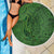 Hawaiian Whales Polynesian Art Motifs Beach Blanket Green Color - Polynesian Pride