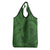 Hawaiian Whales Polynesian Art Motifs Grocery Bag Green Color - Polynesian Pride