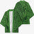 Hawaiian Whales Polynesian Art Motifs Kimono Green Color - Polynesian Pride