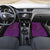 Hawaiian Whales Polynesian Art Motifs Car Mats Purple Color - Polynesian Pride