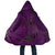 Hawaiian Whales Polynesian Art Motifs Cloak Purple Color - Polynesian Pride
