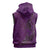 Hawaiian Whales Polynesian Art Motifs Sleeveless Zip Hoodie Purple Color - Polynesian Pride