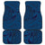 Hawaiian Whales Polynesian Art Motifs Car Mats Blue Color - Polynesian Pride