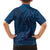 Hawaiian Whales Polynesian Art Motifs Family Matching Puletasi and Hawaiian Shirt Blue Color - Polynesian Pride