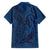 Hawaiian Whales Polynesian Art Motifs Family Matching Puletasi and Hawaiian Shirt Blue Color - Polynesian Pride
