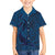 Hawaiian Whales Polynesian Art Motifs Family Matching Puletasi and Hawaiian Shirt Blue Color - Polynesian Pride