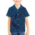 Hawaiian Whales Polynesian Art Motifs Kid Hawaiian Shirt Blue Color - Polynesian Pride