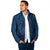 Hawaiian Whales Polynesian Art Motifs Padded Jacket Blue Color - Polynesian Pride