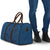 Hawaiian Whales Polynesian Art Motifs Travel Bag Blue Color - Polynesian Pride
