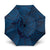 Hawaiian Whales Polynesian Art Motifs Umbrella Blue Color - Polynesian Pride