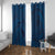Hawaiian Whales Polynesian Art Motifs Window Curtain Blue Color - Polynesian Pride