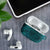 Hawaiian Whales Polynesian Art Motifs AirPods Case Turquoise Color - Polynesian Pride