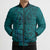 Hawaiian Whales Polynesian Art Motifs Bomber Puffer Jacket Turquoise Color - Polynesian Pride