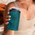 Hawaiian Whales Polynesian Art Motifs 4 in 1 Can Cooler Tumbler Turquoise Color - Polynesian Pride