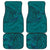 Hawaiian Whales Polynesian Art Motifs Car Mats Turquoise Color - Polynesian Pride