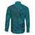 Hawaiian Whales Polynesian Art Motifs Family Matching Puletasi and Hawaiian Shirt Turquoise Color - Polynesian Pride