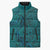 Hawaiian Whales Polynesian Art Motifs Sleeveless Puffer Jacket Turquoise Color - Polynesian Pride