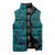 Hawaiian Whales Polynesian Art Motifs Sleeveless Puffer Jacket Turquoise Color - Polynesian Pride