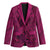 Hawaiian Whales Polynesian Art Motifs Blazer Pink Color - Polynesian Pride